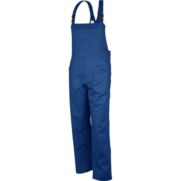 Qualitex Workwear Arbeitslatzhose basic Arbeitshose BW 240 g - waschbarer Blaumann aus reiner Baumwolle (1-tlg) Latzhose mit 7 Taschen - Blickdicht - Strapazier
