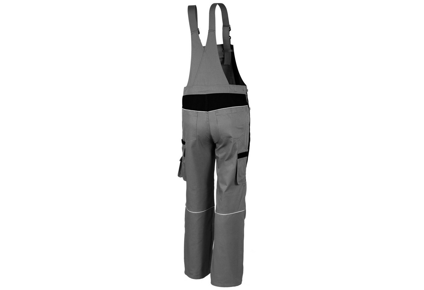 Qualitex Workwear Arbeitslatzhose strapazierfähige PROfessionals Latzhose aus faserverstärktem Gewebe – Bild 2 von 3
