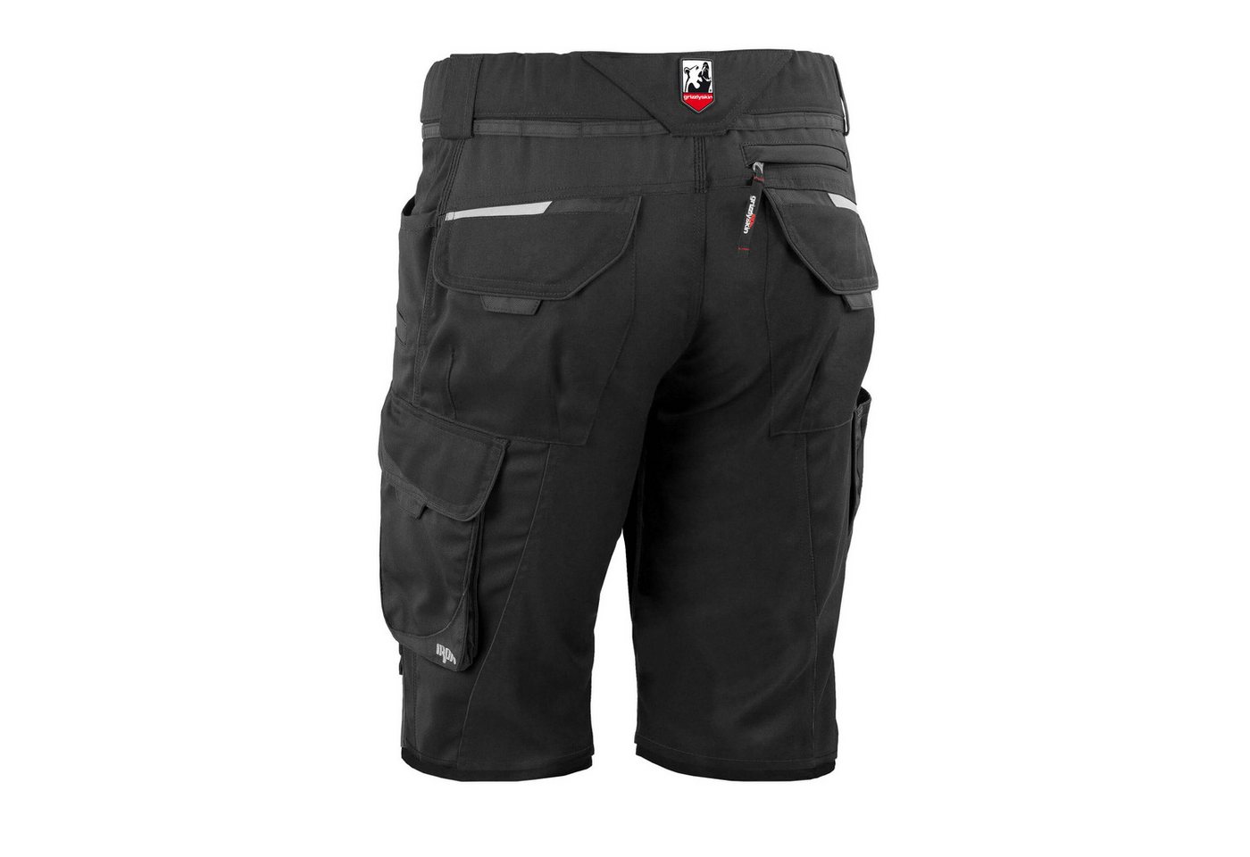 Qualitex Workwear Arbeitsshorts ZIP-ON-BUNDLE IRON Shorts + Beinlinge aus Lyocell, Cordura & Stretch (2-tlg) modern kurze Arbeitshose - 13 Taschen - Strapazierf – Bild 3 von 5