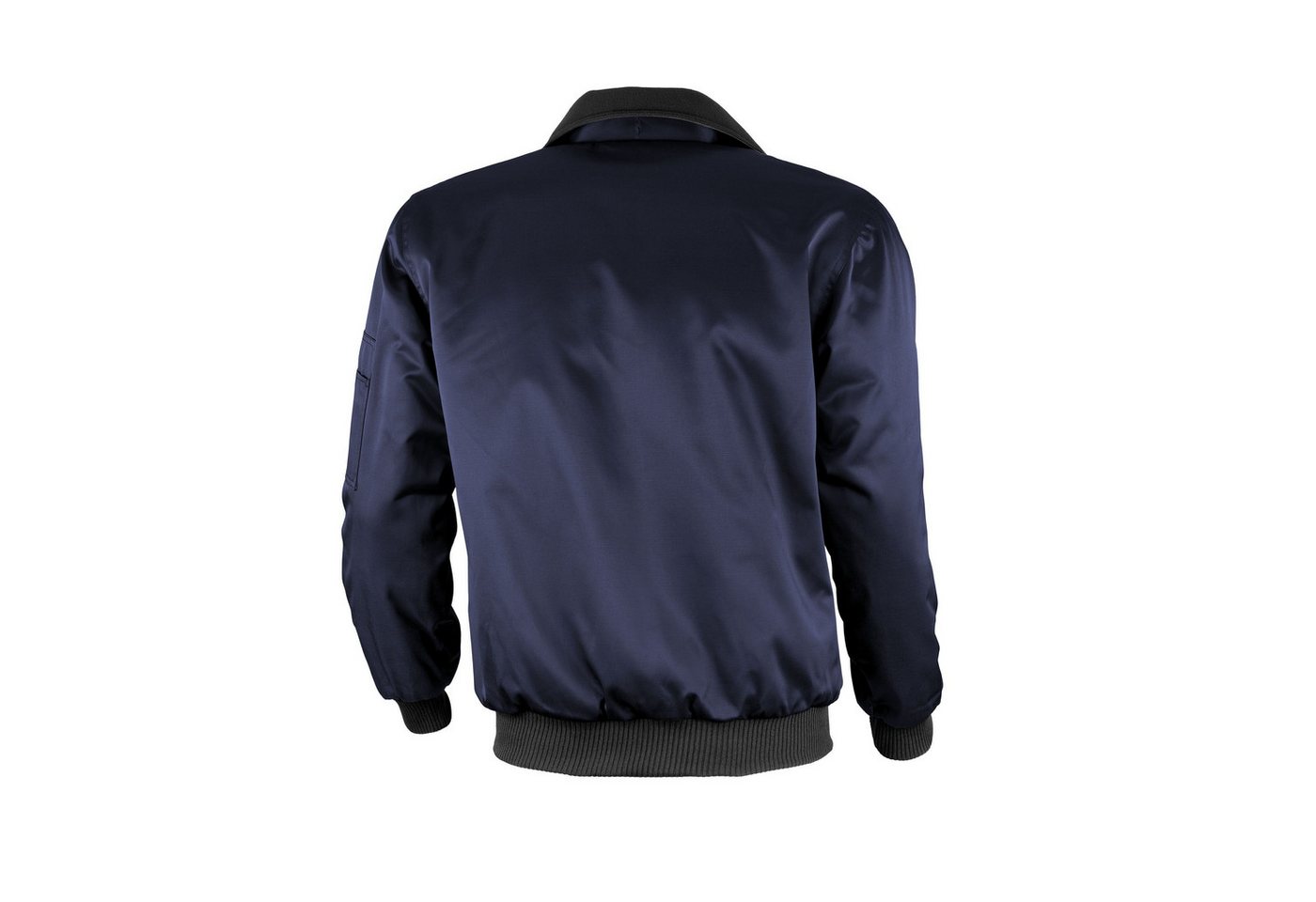Qualitex Workwear Pilotenjacke Pilotenjacke mit festem Arm & Steppfutter marine, Gr. S – Bild 2 von 2