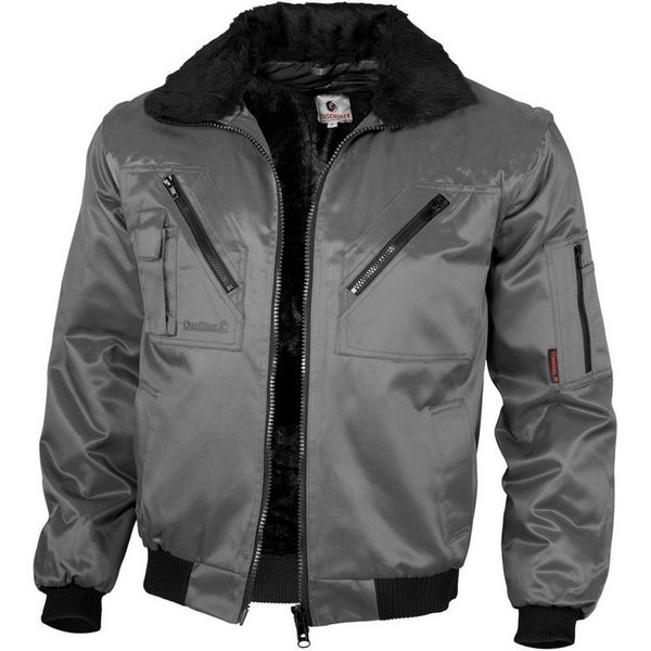 Qualitex Workwear Pilotenjacke Qualitex 4in1 Pilotenjacke einfarbig Winterjacke