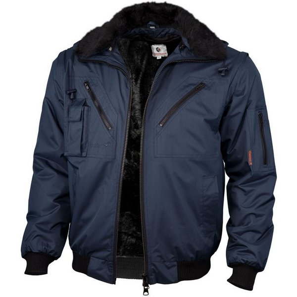 Qualitex Workwear Pilotenjacke Pilotenjacke wasserdicht marine