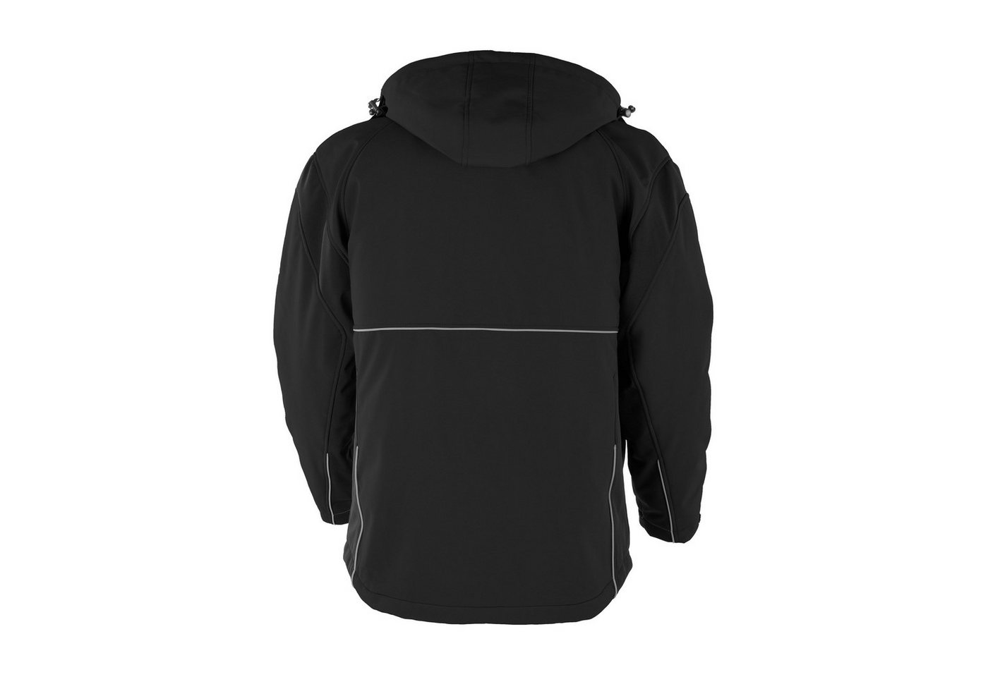 Qualitex Workwear Winterjacke Softshelljacke "PRO" schwarz, Gr. 3XL – Bild 2 von 2