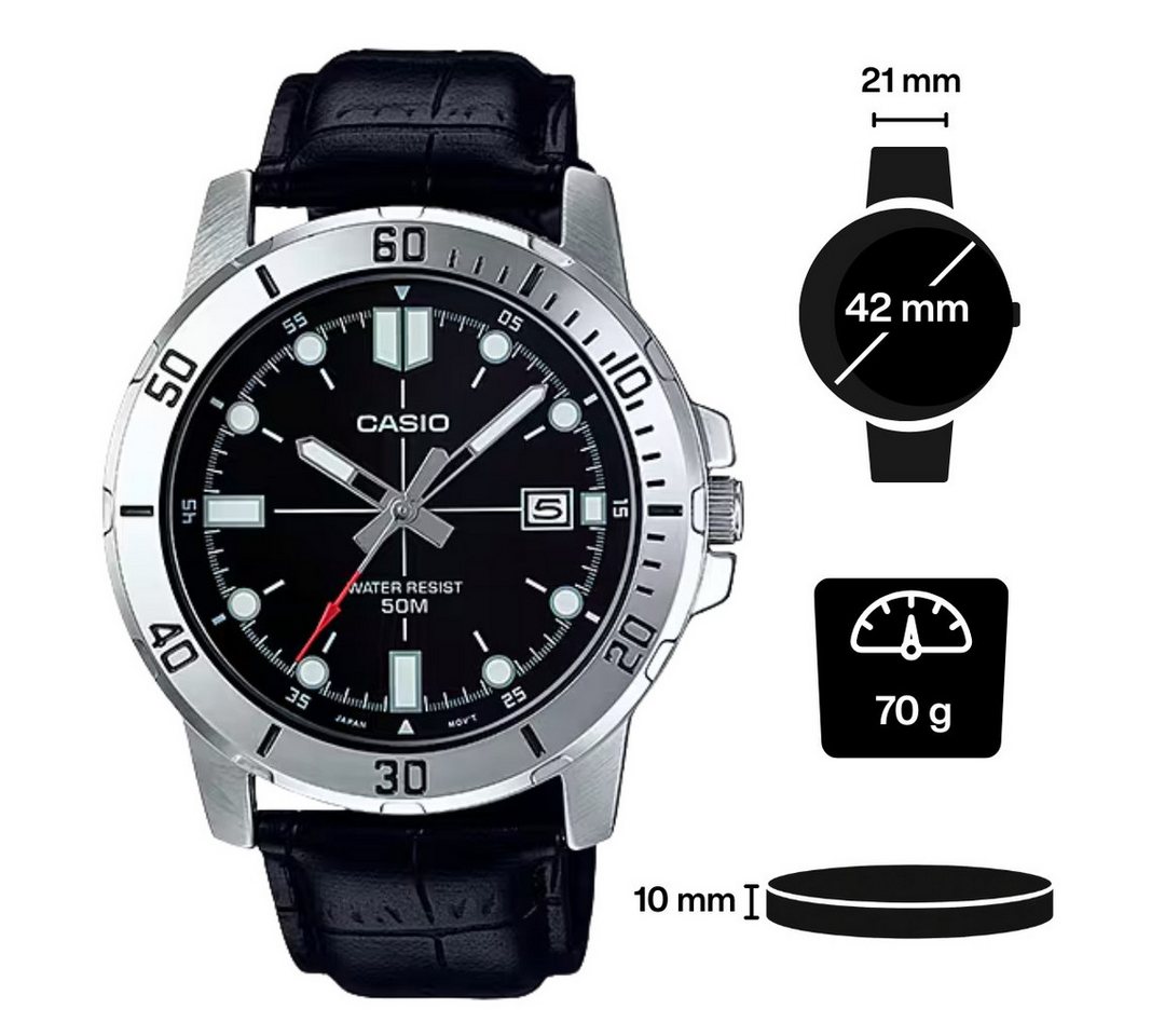 CASIO Quarzuhr Casio MTP-VD01L-1EV – Bild 2 von 2