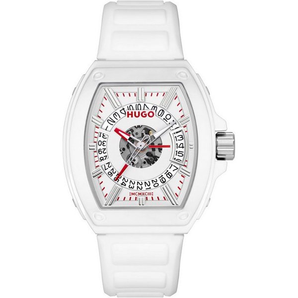 HUGO Quarzuhr #HUGO ID 1530435, Armbanduhr, Damenuhr, Herrenuhr, Silikonarmband, analog, Tag