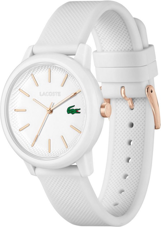 Lacoste Quarzuhr LACOSTE.12.12 2001211, Armbanduhr, Damenuhr, Mineralglas, analog, Silikonarmband – Bild 2 von 4