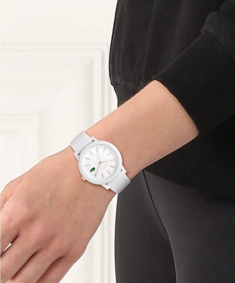 Lacoste Quarzuhr LACOSTE.12.12 2001211, Armbanduhr, Damenuhr, Mineralglas, analog, Silikonarmband – Bild 4 von 4