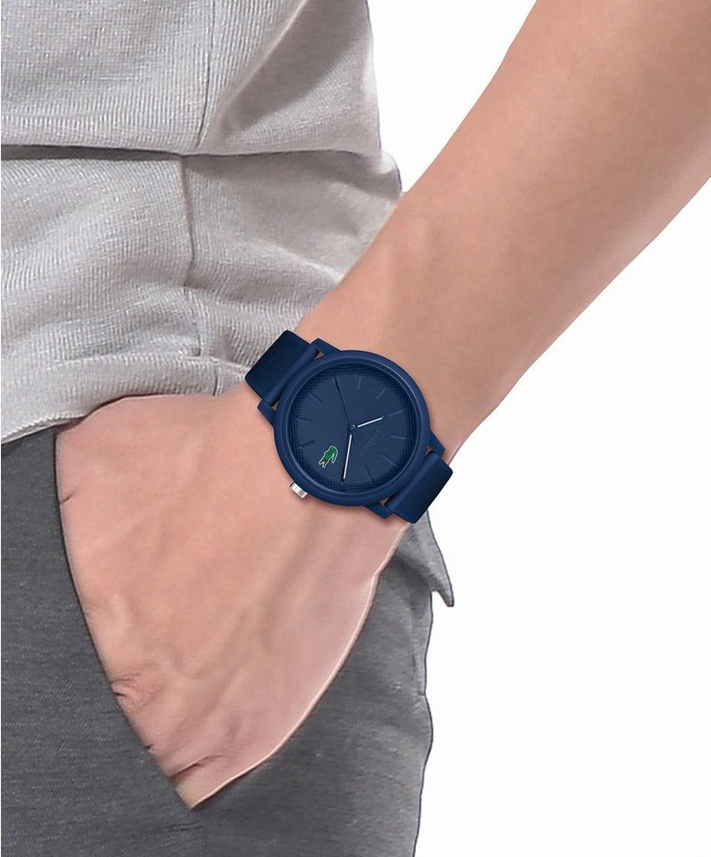 Lacoste Quarzuhr LACOSTE.12.12 2011172, Armbanduhr, Herrenuhr, Mineralglas, Silikonarmband – Bild 4 von 4