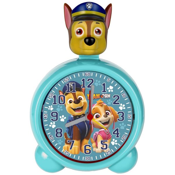 PAW PATROL Quarzwecker PAW Patrol Kinderwecker mit Licht Geräuscharm, mit Alarm und Hintergrundlicht
