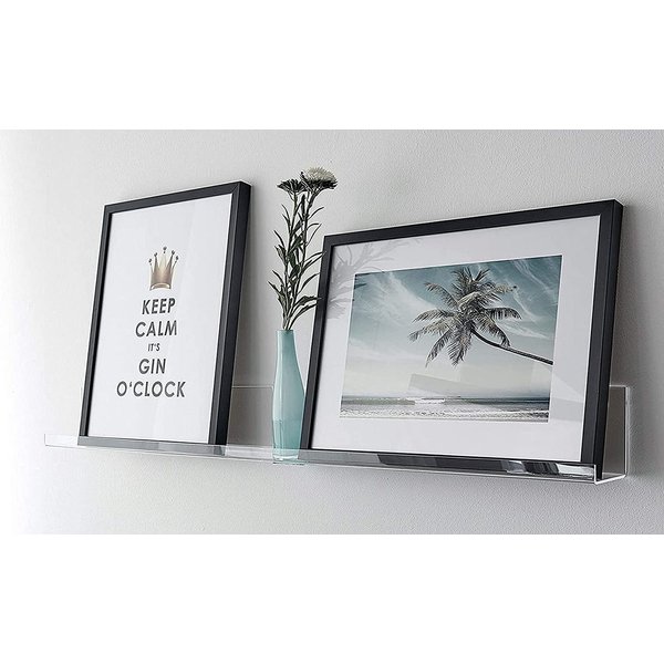 queence Bilderleiste Galerieboard - Bilderboard - Acrylglas - Bilderregal - Regal, inkl. Befestigungsmaterial