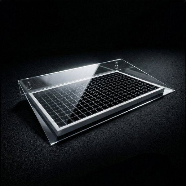 queence Lichtschachtabdeckung aus Acryl, Kellerschacht-Abdeckung, Schneeschutz, Regenschutz, Schutz vor Starkregen, Schmutz, Schimmel, Laub und Schnee