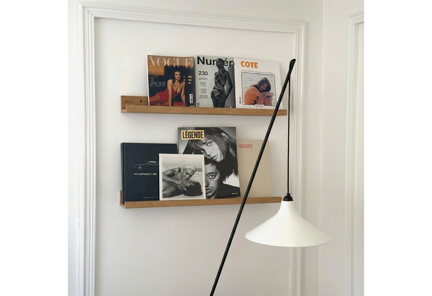 queence Wandregal Bilderleiste, 1-tlg., Galerieboard Posterleiste für Bilder und Fotos – Bild 4 von 5