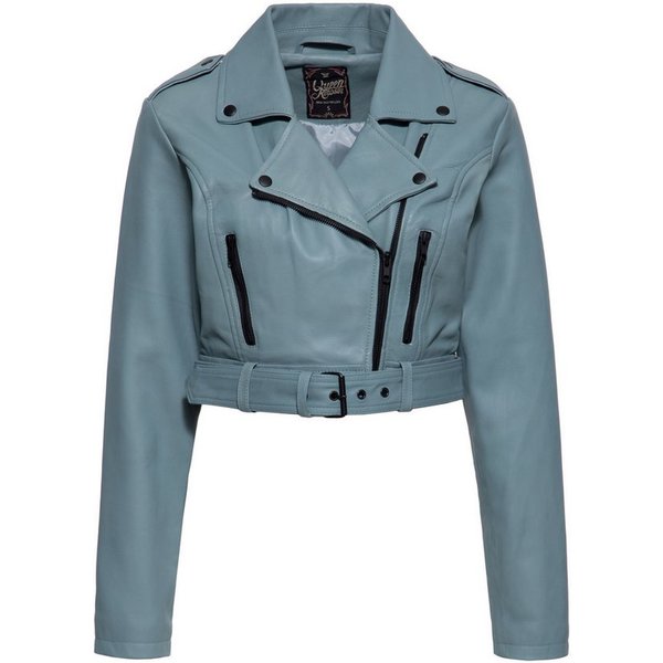 QueenKerosin Lederjacke im Biker-Style