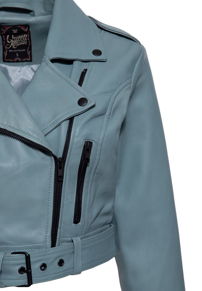QueenKerosin Lederjacke im Biker-Style – Bild 4 von 5