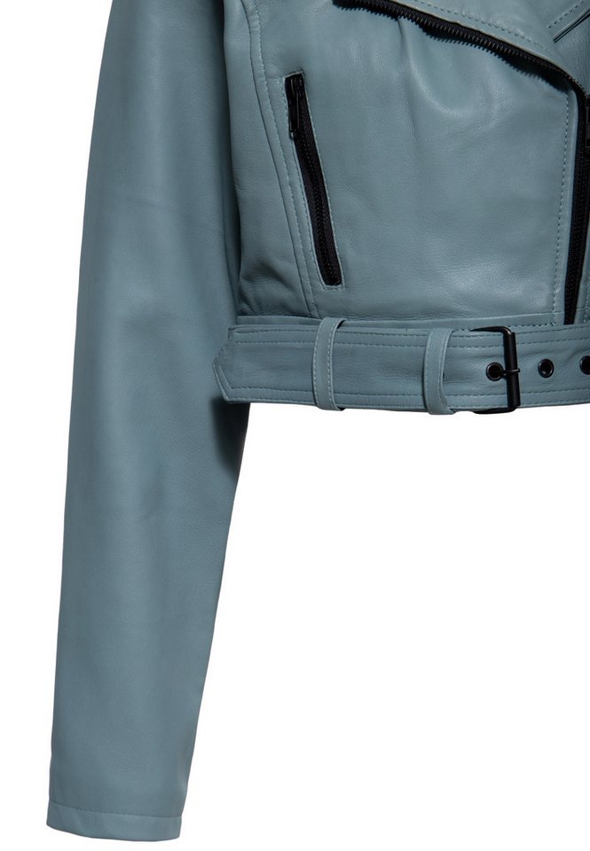 QueenKerosin Lederjacke im Biker-Style – Bild 5 von 5