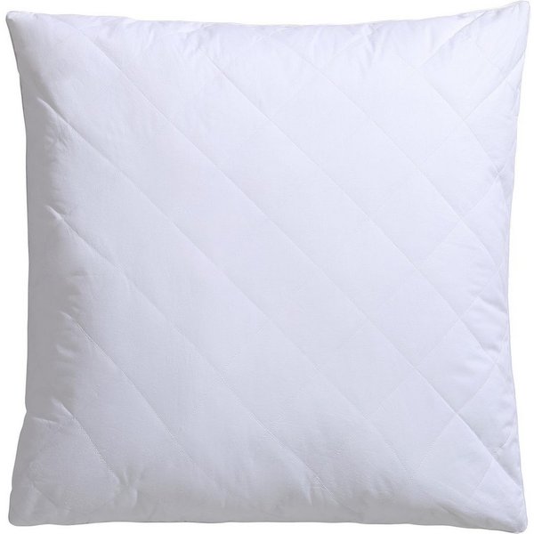 QUEENS TEXTILES Synthetikkopfkissen Juliette, Bezug versteppt mit 100% Viskose