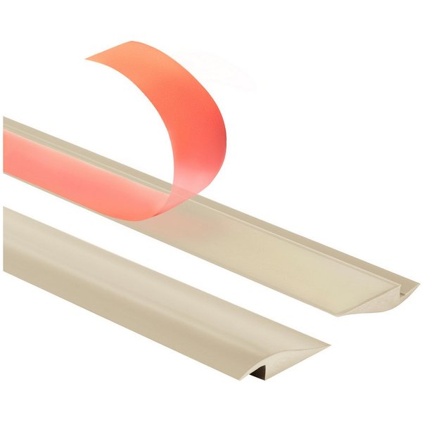Quest Übergangsprofil Übergangsleiste selbstklebend 50 x 7 mm, Höhenausgleich (1-St), selbstklebend, Höhenausgleich 1-7 mm, 100 cm