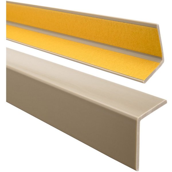 Quest Winkelprofil Kantenschutzprofil selbstklebend 27 x 27 mm (1-St), selbstklebend, 27 x 27 mm, 70 cm