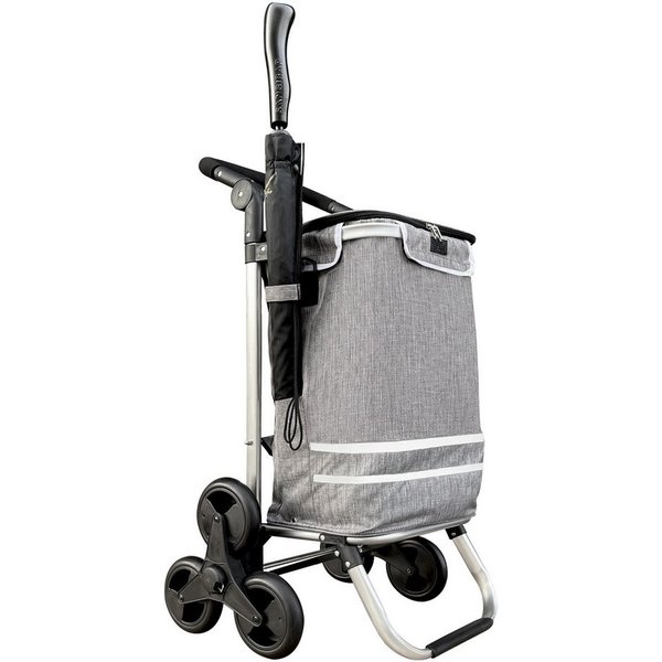 Quick Star Einkaufstrolley Faltbar, Aluminium, 58 l, 50 kg Traglast