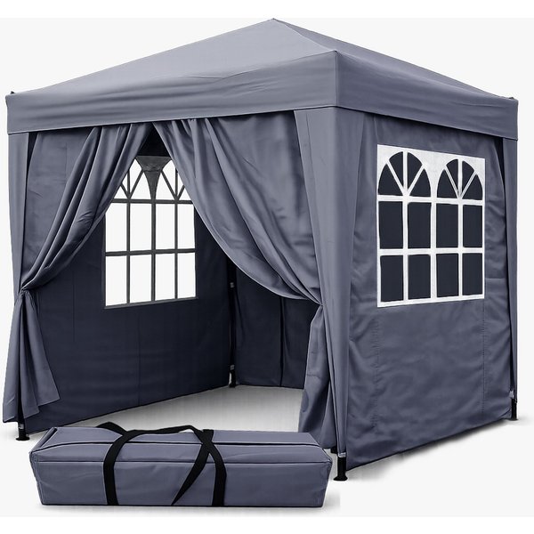 Quick Star Faltpavillon Pop-Up, mit 4 Seitenteilen, (Faltpavillon inklusive Seitenteilen), Maße L/B/H: 200x200x245cm