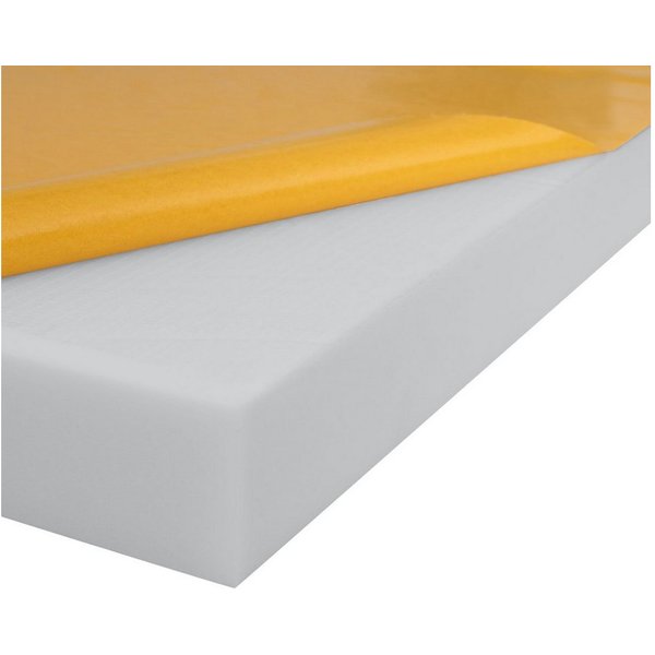 Quiet Please Dämmplatte Schallabsorber Basotect® 100x50x2cm hellgrau selbstklebend Schallschut, (1-St), 1000 x 500 x 20 mm [L x B x H]