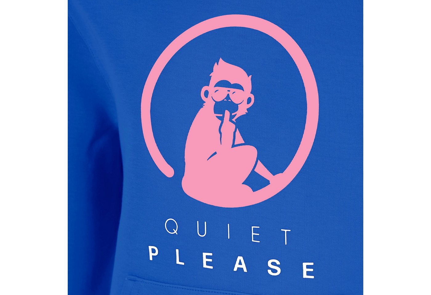 Quiet Please Kapuzenpullover Baseline Logo – Bild 3 von 4