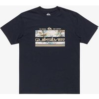 QUIKSILVER Herren Shirt TROPRAINBOWSS TEES, Größe S in Blau