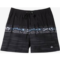 QUIKSILVER Kinder Bermuda WORDBLOCK 14 JAMV, Größe 128 in Schwarz