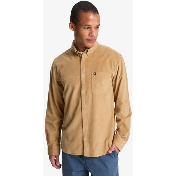 Quiksilver Langarmhemd SMOKE TRAIL CORD mit Knopfleiste, Regular Fit