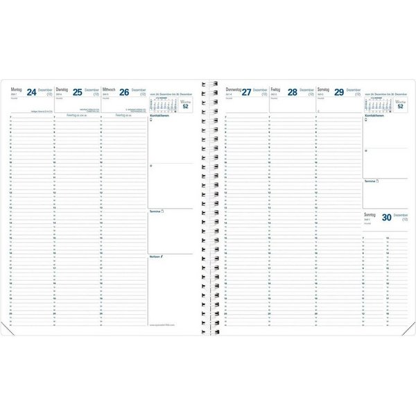 Quo Vadis Taschenkalender EUREQUART Einlage S DE 2027