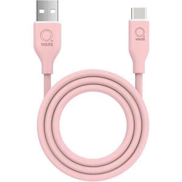 Qware Gaming USB-A auf USB-C Kabel – 12W 1 Meter Lade- und Datenkabel - USB-Kabel, USB-C, (60 cm), ideal für den täglichen Einsatz