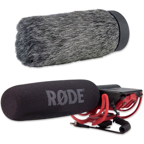 RØDE Mikrofon Rode Mikrofon Videomic Rycote Richtmikrofon mit keepdrum Windschutz (1-tlg), Vorteils-Set mit keepdrum Fell-Windschutz