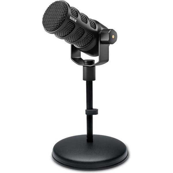 RØDE Mikrofon Rode Podmic USB XLR Sprecher-Mikrofon mit Tisch-Stativ, USB und XLR