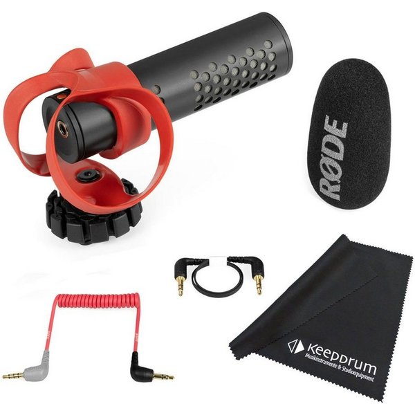 RØDE Mikrofon Rode Videomicro II Richtmikrofon mit Tuch