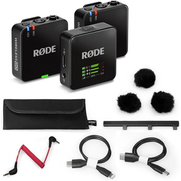 RØDE Rode Mikrofon-Funksystem Wireless GO Gen 3 Digitales Aufnahmegerät (32 Bit Float Recording)
