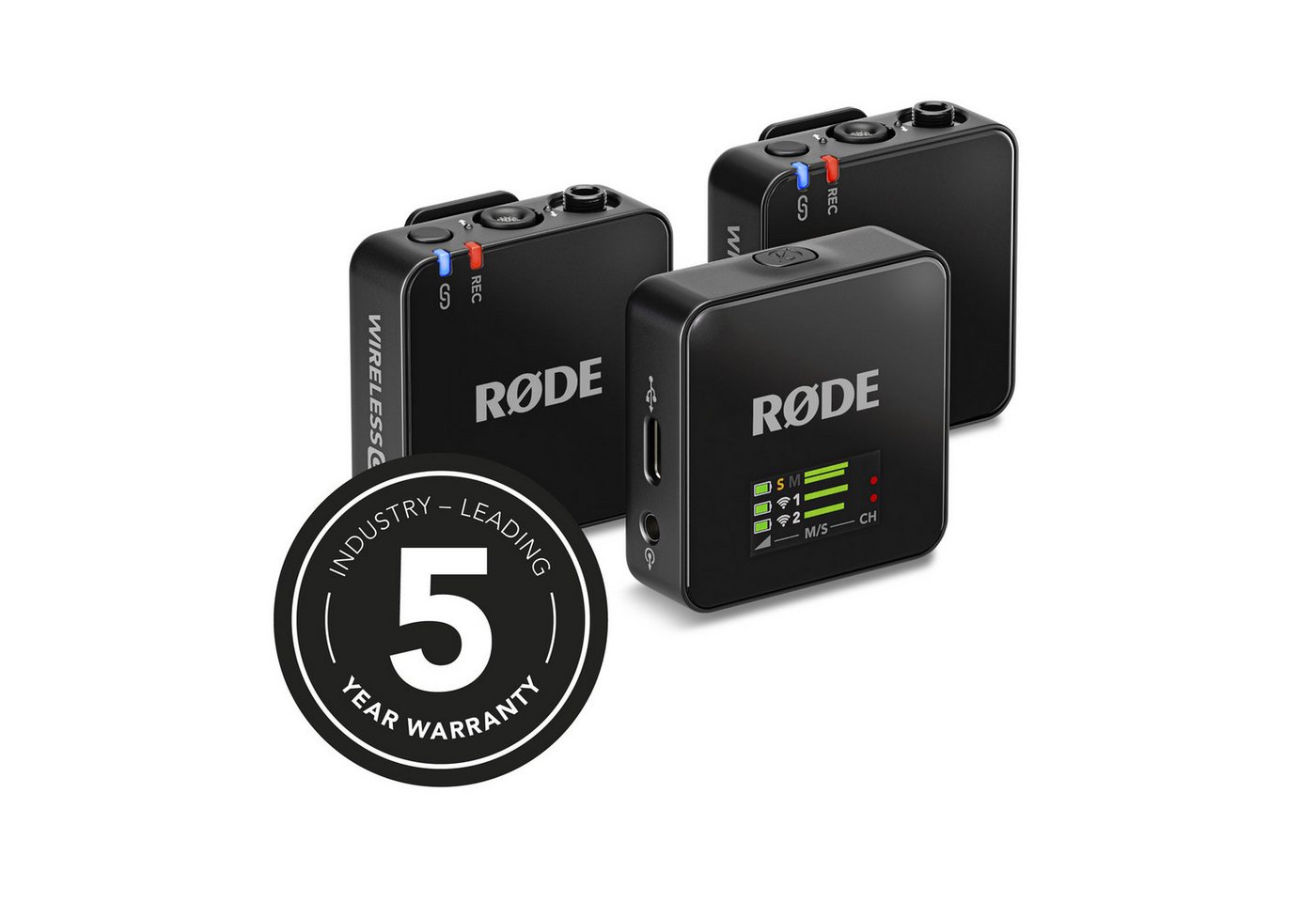 RØDE Rode Mikrofon-Funksystem Wireless GO Gen 3 Digitales Aufnahmegerät (32 Bit Float Recording) – Bild 3 von 5