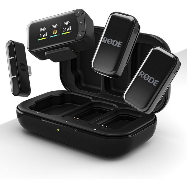 RØDE Rode Wireless Micro Camera Kit Drahtloses Mikrofon-System Digitales Aufnahmegerät (Drahtloses Mikrofon-Set für Kameras und Smartphone)