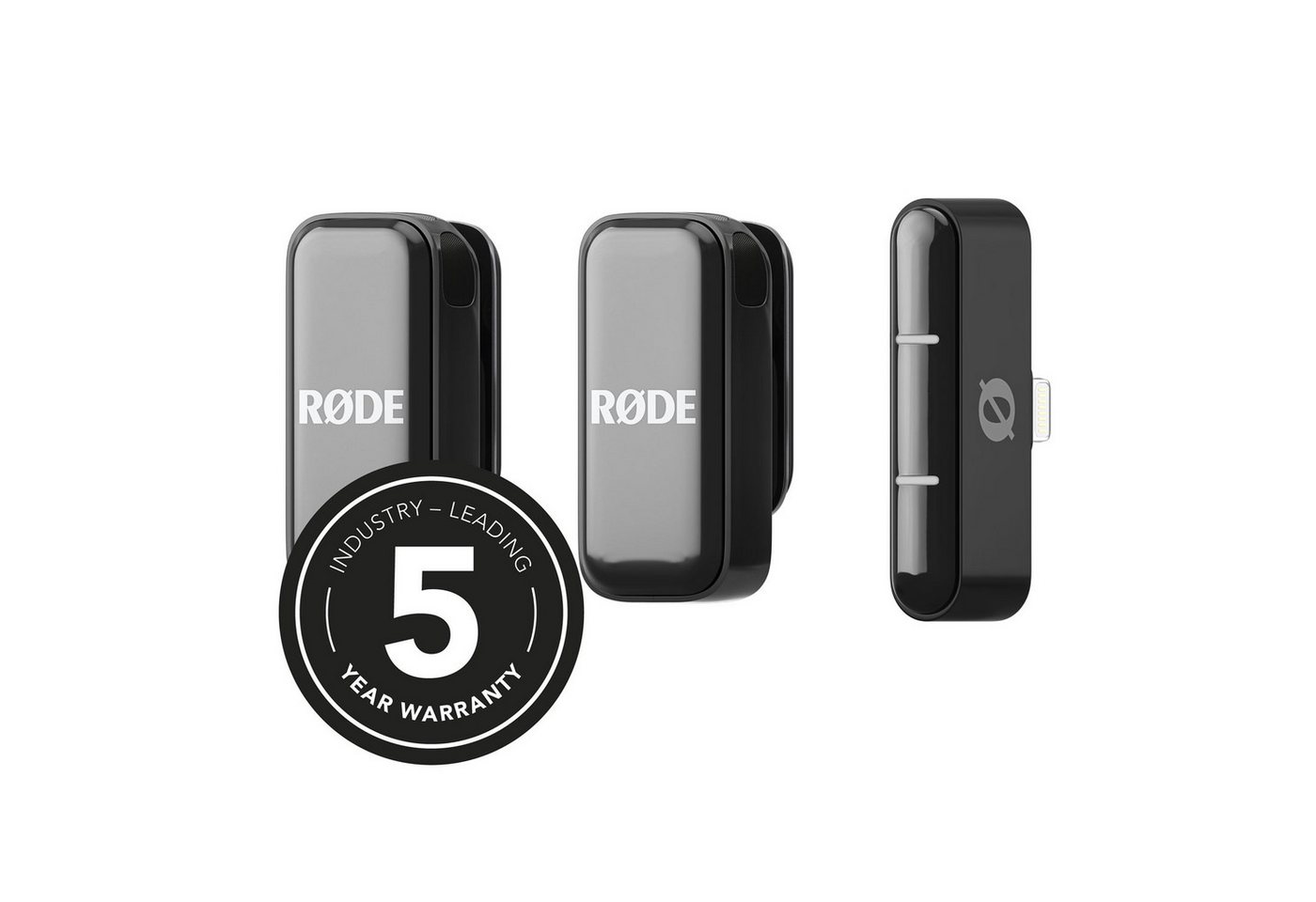RØDE Rode Wireless Micro Drahtloses Mikrofon Lightning mit Soft-Case Digitales Aufnahmegerät (Drahtlos-Mikrofonsystem) – Bild 2 von 5