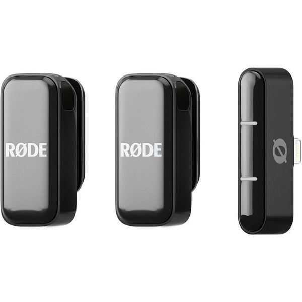 RØDE Rode Wireless Micro Drahtloses Mikrofon-System Lightning Digitales Aufnahmegerät (Drahtlos-Mikrofonsystem für IOS mit Lightning)