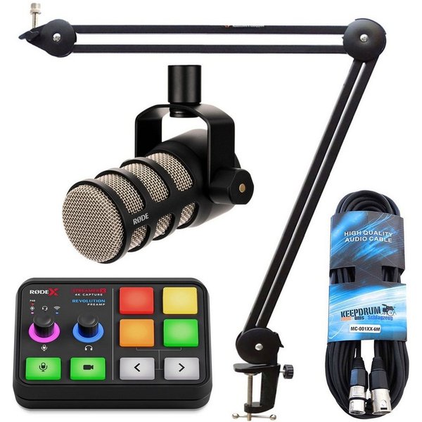 RØDE Rode X Streamer X Interface Streaming Bundle Digitales Aufnahmegerät (für Streaming)