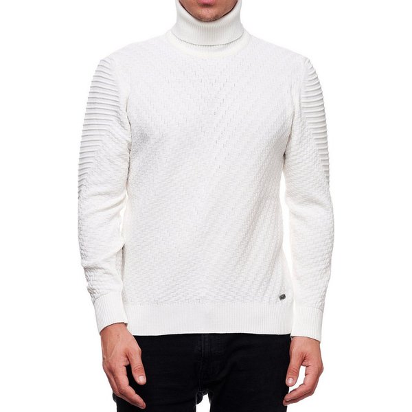 R-NEAL Rollkragenpullover Rollkragenpullover Herren Feinstrickpullover mit Stehkragen Feinstrick