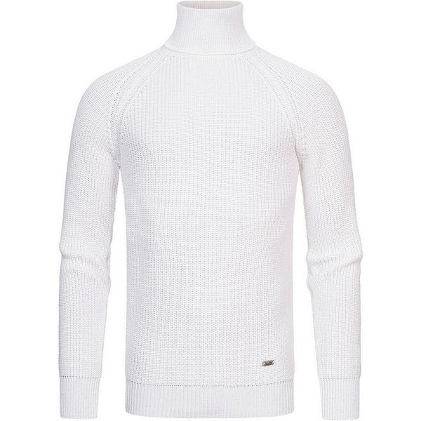 R-NEAL Rollkragenpullover Rollkragen Business Pullover Freizeit Grob-Strick Pulli Einfarbig