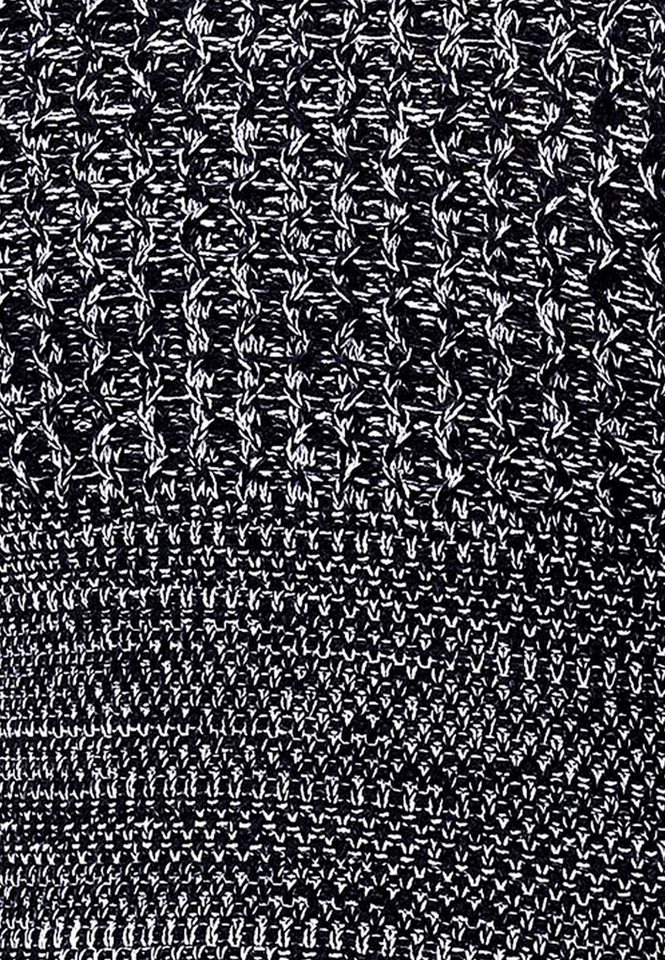 R-NEAL Rollkragenpullover Schwerer Rollkragen Winter Pullover mit Seitlicher Knopfleiste Rolli – Bild 3 von 3