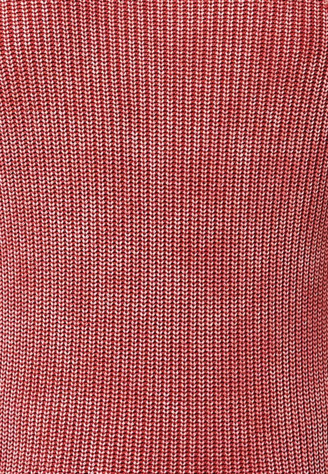 R-NEAL Rundhalspullover Streetwear Pullover Verwaschen im Oversized Look Grobstrick Pullover – Bild 3 von 3