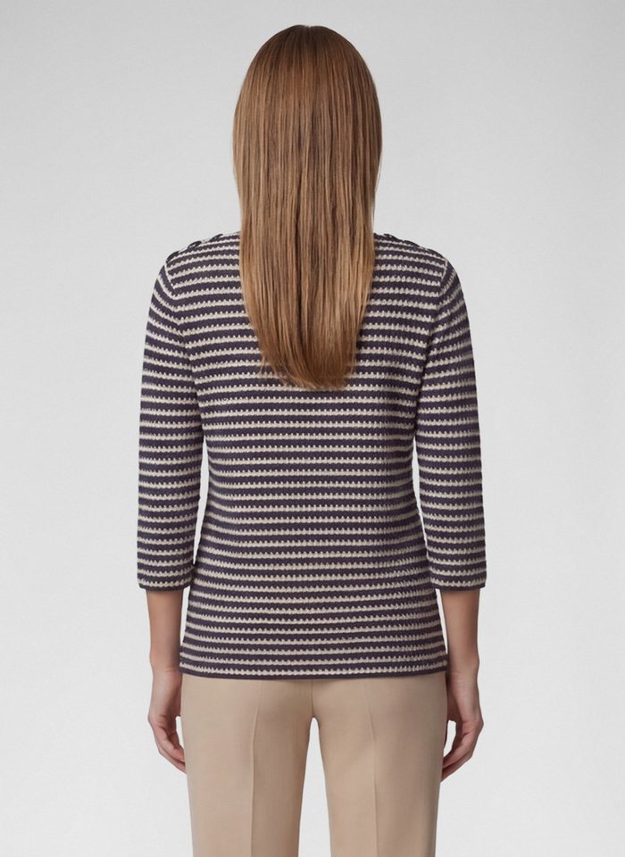 Rabe 3/4 Arm-Pullover im Streifen-Look – Bild 3 von 5