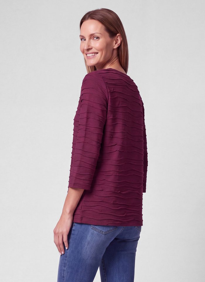 Rabe 3/4-Arm-Shirt mit Struktur Muster – Bild 2 von 5