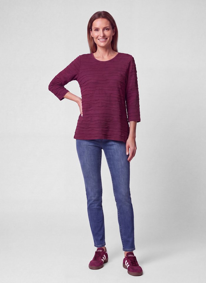 Rabe 3/4-Arm-Shirt mit Struktur Muster – Bild 4 von 5