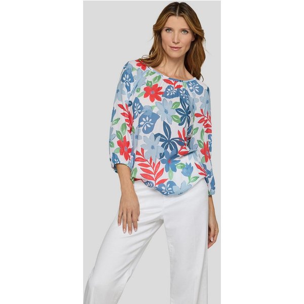 Rabe Klassische Bluse mit All-Over Print