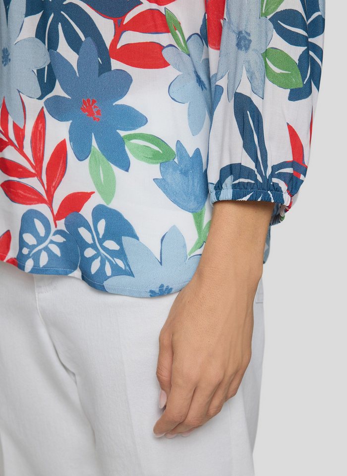 Rabe Klassische Bluse mit All-Over Print – Bild 4 von 5