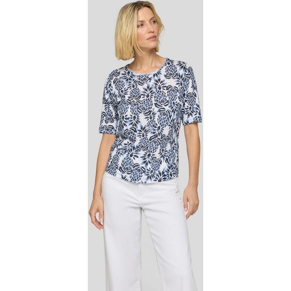 Rabe Kurzarmshirt mit Allover-Print